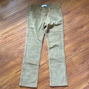 Brown corduroy pants